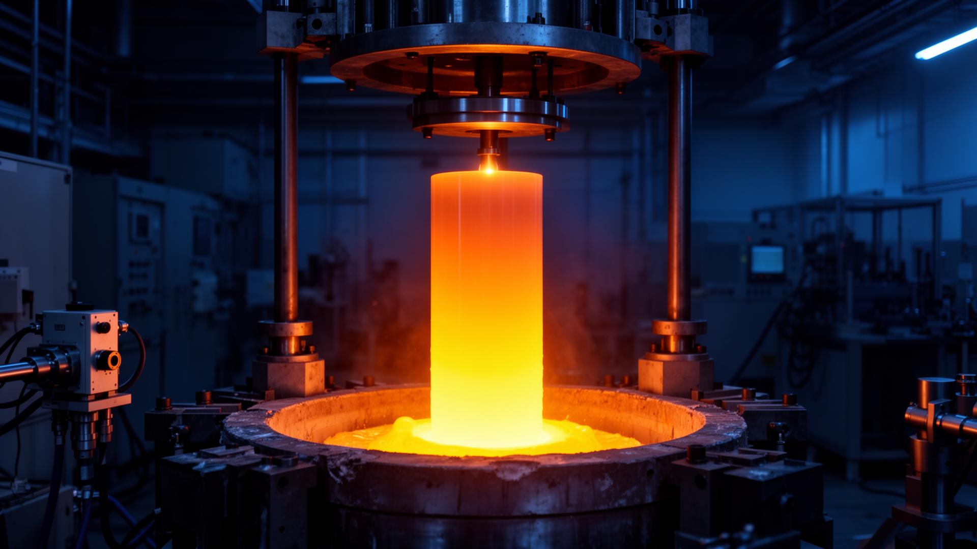 Silicon ingot growth in a Czochralski puller